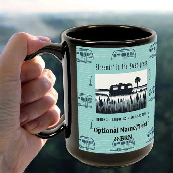 Region 3 - 2025 Rally 15oz. Black Mug - Lifestyle