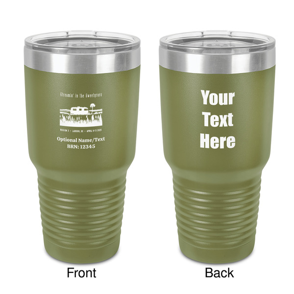 Custom Region 3 - 2025 Rally 30 oz Stainless Steel Tumbler - Olive - Double-Sided