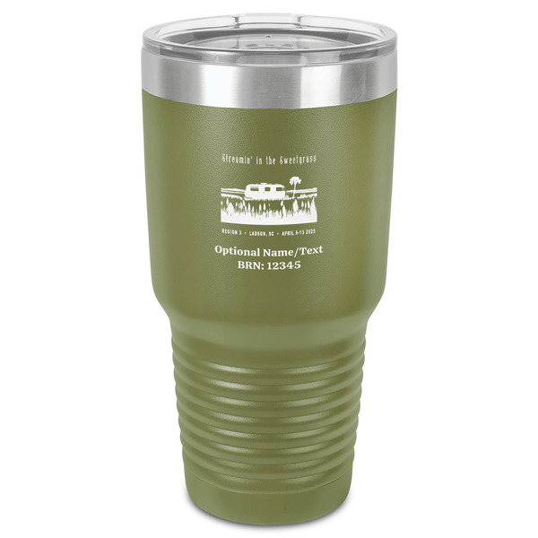 Custom Region 3 - 2025 Rally 30 oz Stainless Steel Tumbler - Olive - Single-Sided