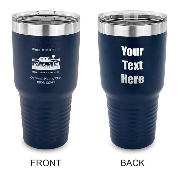 Custom Region 3 - 2025 Rally 30 oz Stainless Steel Tumbler - Navy - Double-Sided
