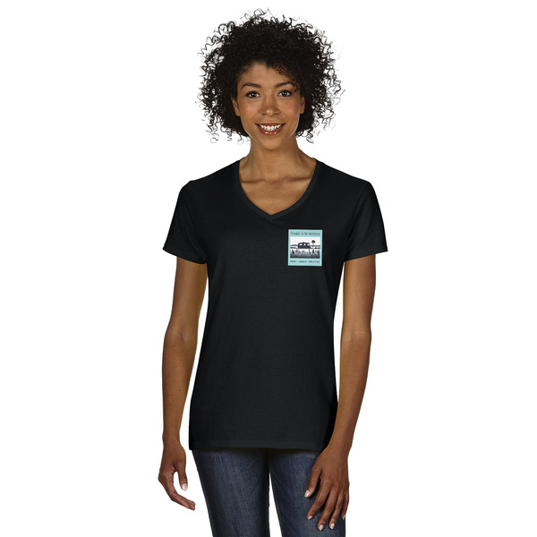 Custom Region 3 - 2025 Rally Women's V-Neck T-Shirt - Black