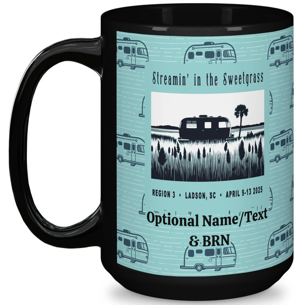 Custom Region 3 - 2025 Rally 15 oz Coffee Mug - Black