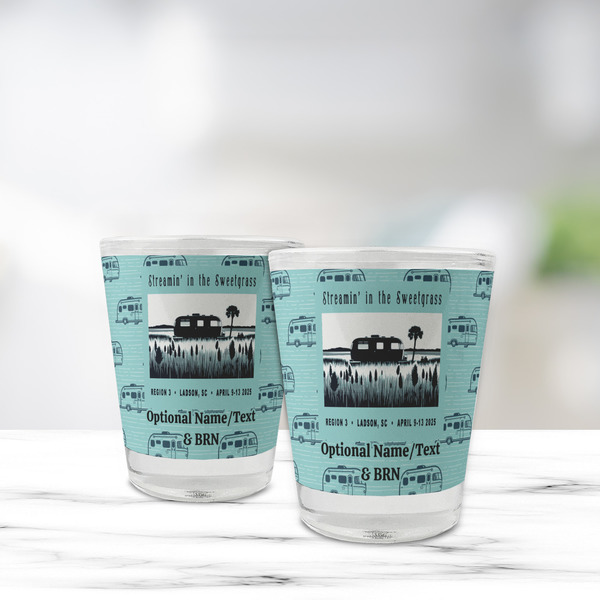 Region 3 - 2025 Rally Glass Shot Glass - Standard - Lifestyle
