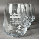 Region 3 - 2025 Rally Stemless Wine Glasses - Laser Engraved- Set of 4