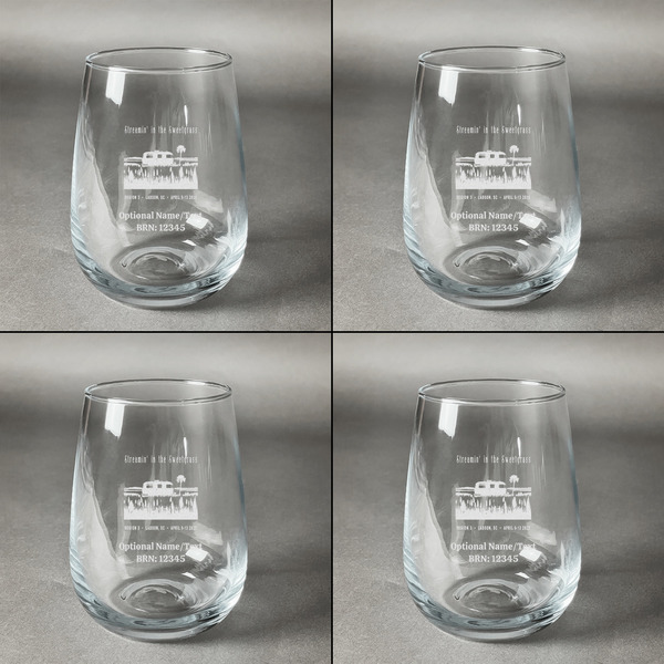 Region 3 - 2025 Rally Set of Four Personalized Stemless Wineglasses (Approval)