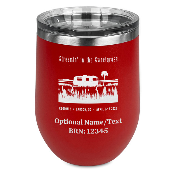 Custom Region 3 - 2025 Rally Stemless Stainless Steel Wine Tumbler - Red - Double-Sided