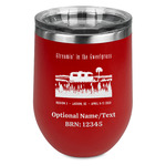 Region 3 - 2025 Rally Stemless Stainless Steel Wine Tumbler - Red - Single-Sided