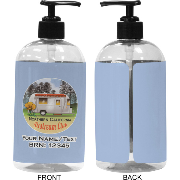 Northern California Airstream Club 16 oz Plastic Liquid Dispenser (Approval) - Black