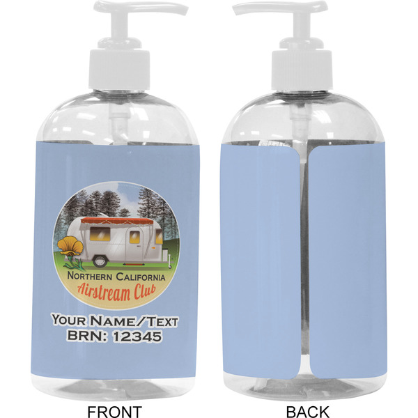 Northern California Airstream Club 16 oz Plastic Liquid Dispenser - Approval - White