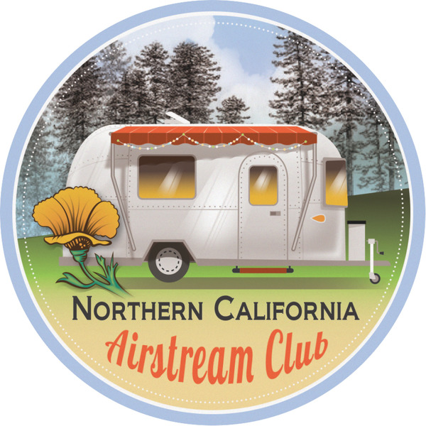 Custom Northern California Airstream Club Multipurpose Round Labels - Custom Sized