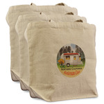 Northern California Airstream Club Reusable Cotton Grocery Bags - Set of 3