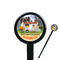 Northern California Airstream Club 7" Round Plastic Stir Sticks - Black - Single-Sided