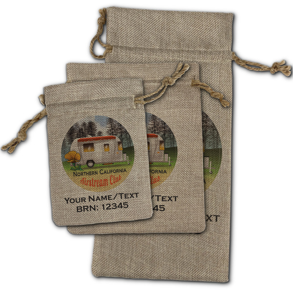 Northern California Airstream Club Burlap Gift Bags - (PARENT MAIN) All Three