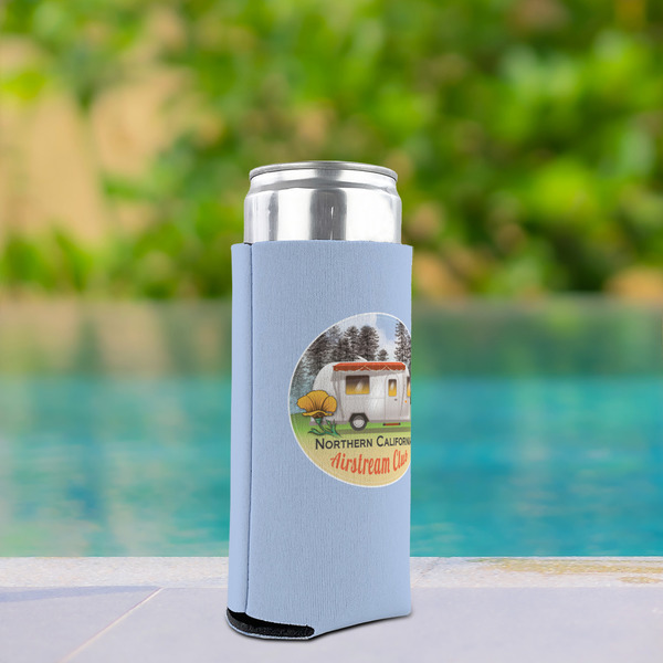 Northern California Airstream Club Can Cooler - Tall 12oz - In Context