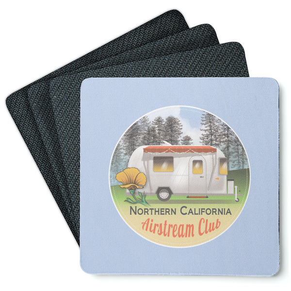 Northern California Airstream Club Coaster Rubber Back - Main