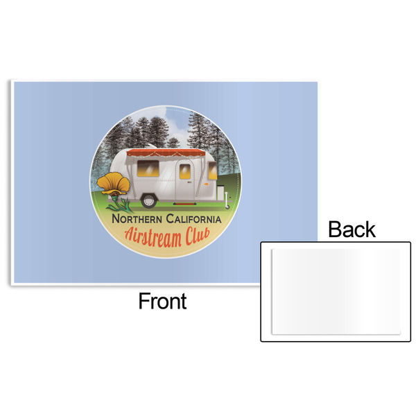 Northern California Airstream Club Disposable Paper Placemat - Front & Back