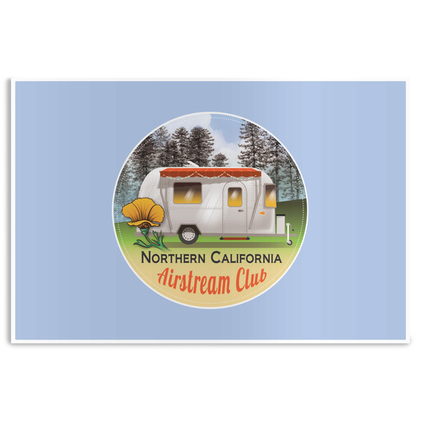 Custom Northern California Airstream Club Disposable Paper Placemats