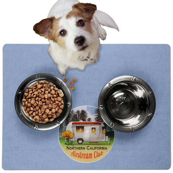 Northern California Airstream Club Dog Food Mat - Medium LIFESTYLE
