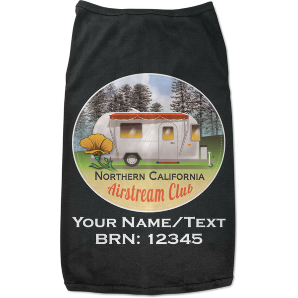 Custom Northern California Airstream Club Black Pet Shirt