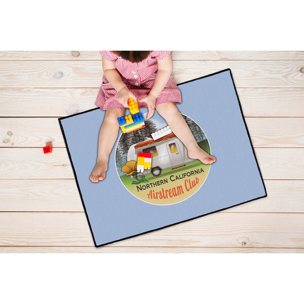 Northern California Airstream Club Door Mat - 24"x18" - Lifestyle