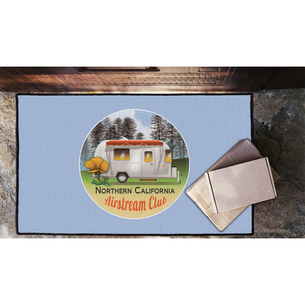Northern California Airstream Club Door Mat - 60"x36" - Lifestyle