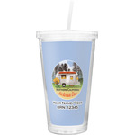 Northern California Airstream Club Double Wall Tumbler with Straw