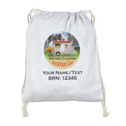 Northern California Airstream Club Drawstring Backpack - Sweatshirt Fleece