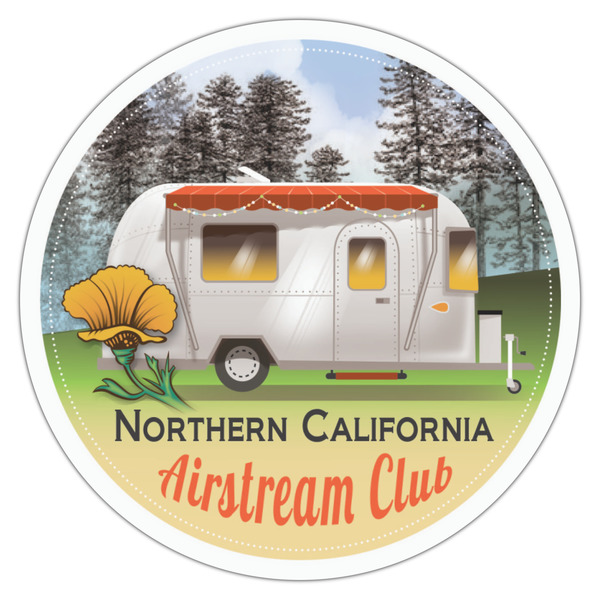 Northern California Airstream Club Drink Topper - Medium - Single
