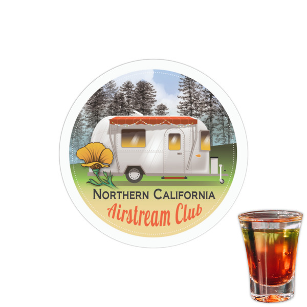 Custom Northern California Airstream Club Printed Drink Topper - 1.5"