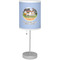 Northern California Airstream Club Lamp with Drum Shade
