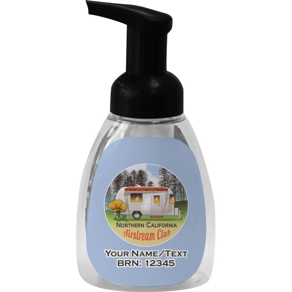 Northern California Airstream Club Foam Soap Bottle - Black - Front