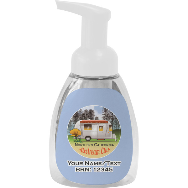 Custom Northern California Airstream Club Foam Soap Bottle