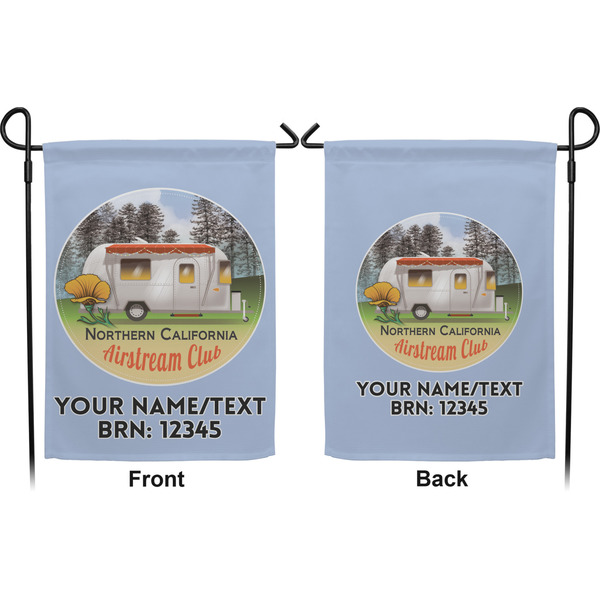 Northern California Airstream Club Garden Flag - Double Sided Front and Back