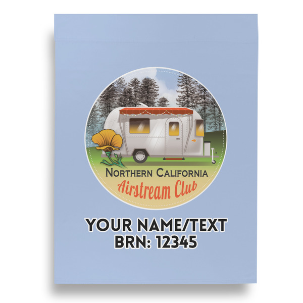 Northern California Airstream Club Garden Flags - Large - Double Sided - BACK