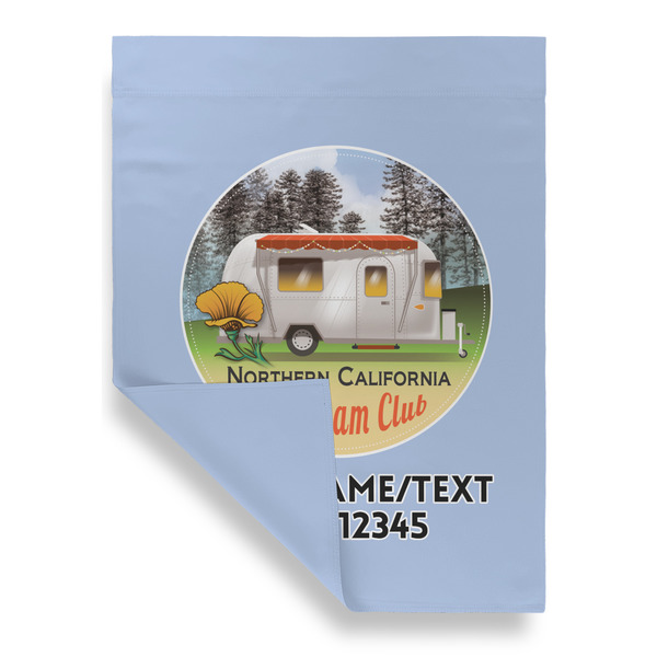 Northern California Airstream Club Garden Flags - Large - Double Sided - FRONT FOLDED