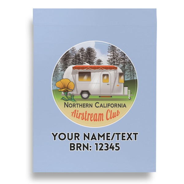 Northern California Airstream Club Garden Flags - Large - Double Sided - FRONT