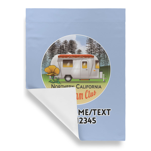 Northern California Airstream Club Garden Flags - Large - Single Sided - FRONT FOLDED