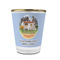 Northern California Airstream Club Glass Shot Glass - 1.5 oz - with Gold Rim - Single