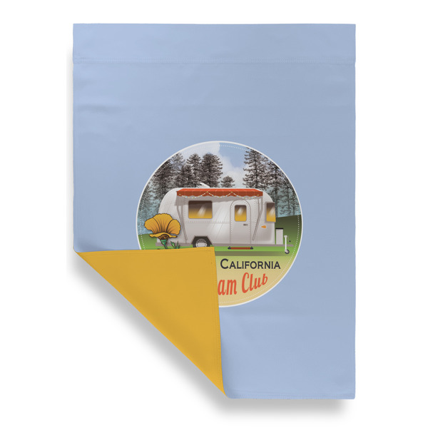 Northern California Airstream Club House Flags - Double Sided - FRONT FOLDED