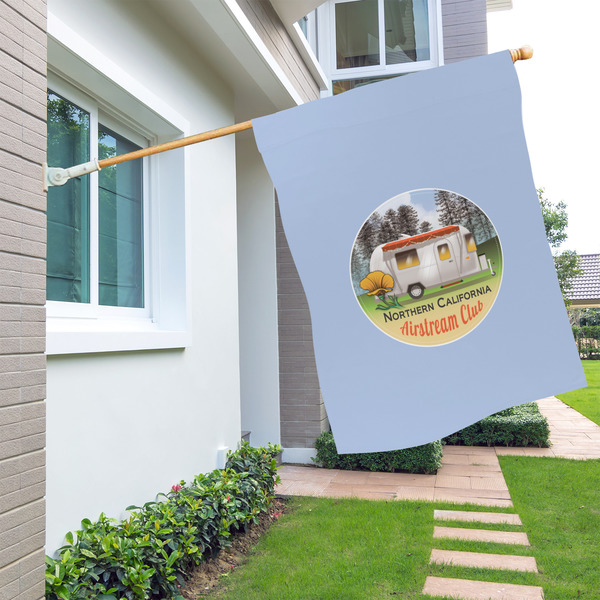 Northern California Airstream Club House Flags - Single Sided - LIFESTYLE
