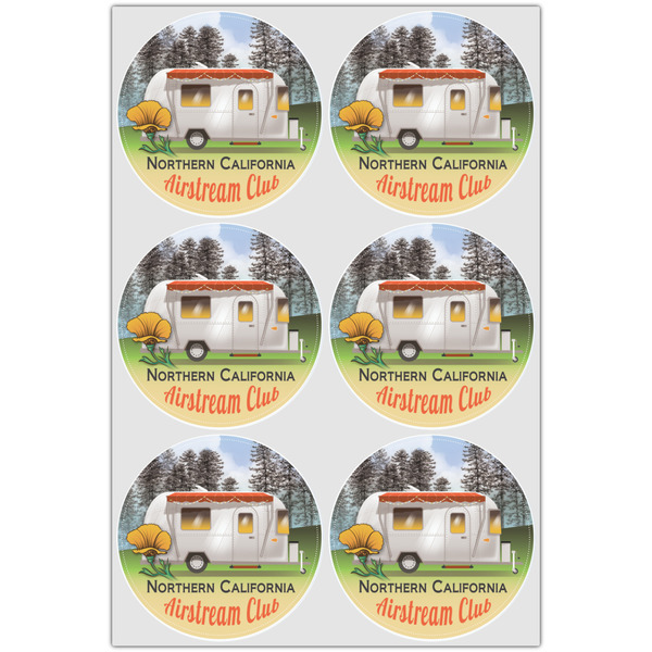 Northern California Airstream Club Icing Circle - Large - Set of 6