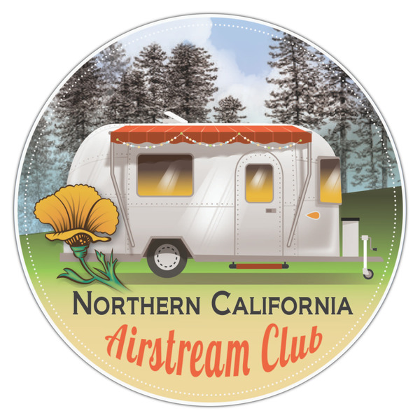 Northern California Airstream Club Icing Circle - Large - Single
