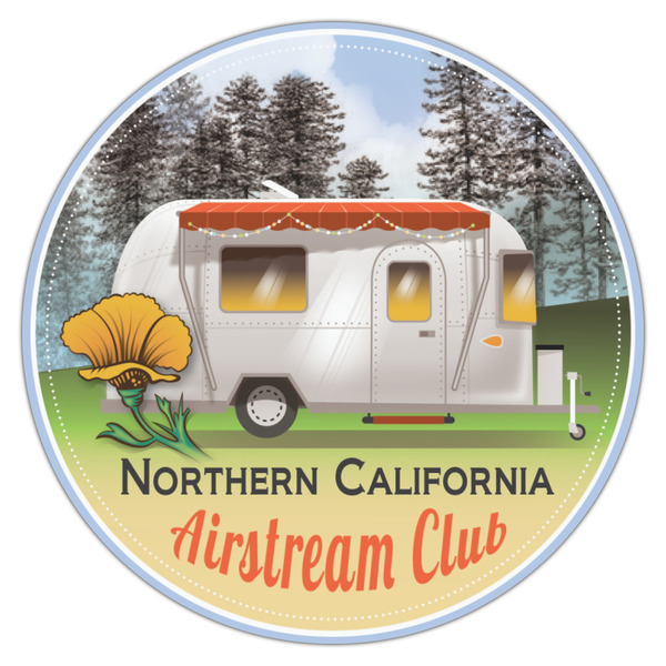 Northern California Airstream Club Icing Circle - Medium - Single