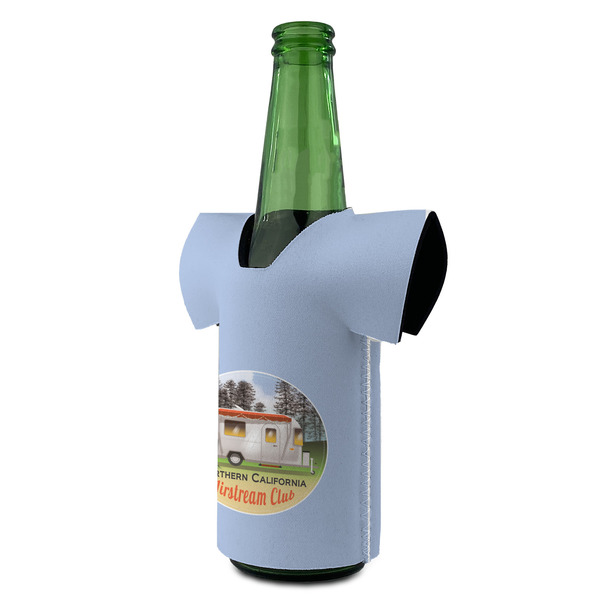 Northern California Airstream Club Jersey Bottle Cooler - ANGLE (on bottle)