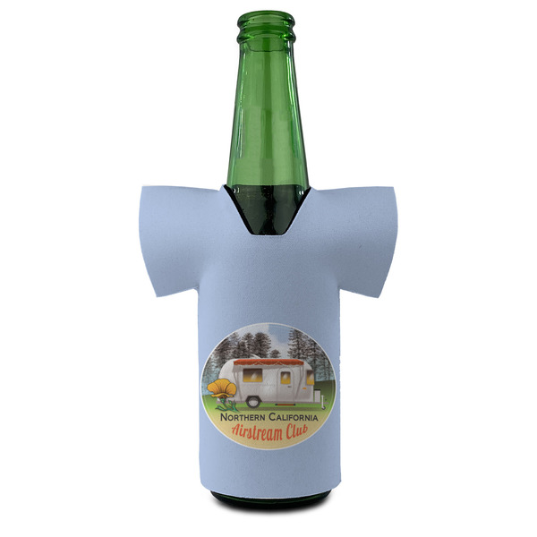 Northern California Airstream Club Jersey Bottle Cooler - FRONT (on bottle)