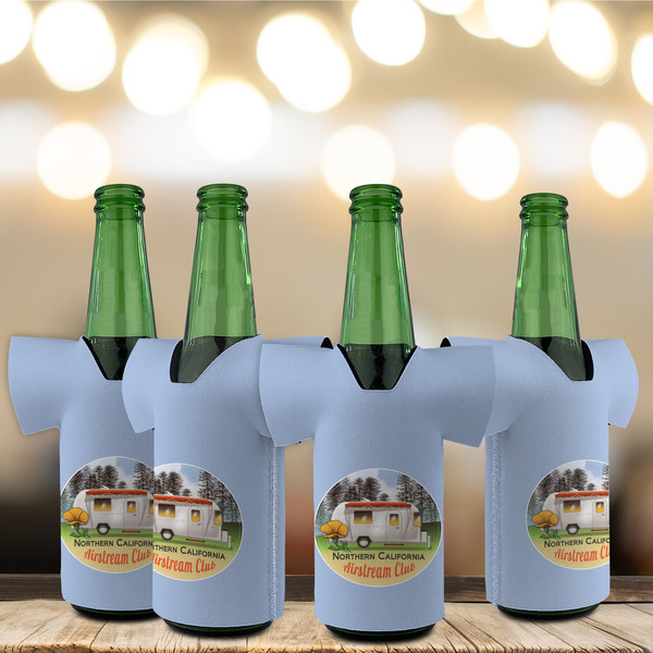 Northern California Airstream Club Jersey Bottle Cooler - Set of 4 - LIFESTYLE