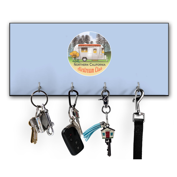 Custom Northern California Airstream Club Key Hanger w/ 4 Hooks