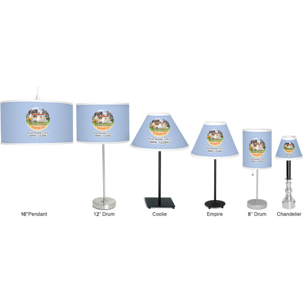 Northern California Airstream Club Lamp Full View Size Comparison