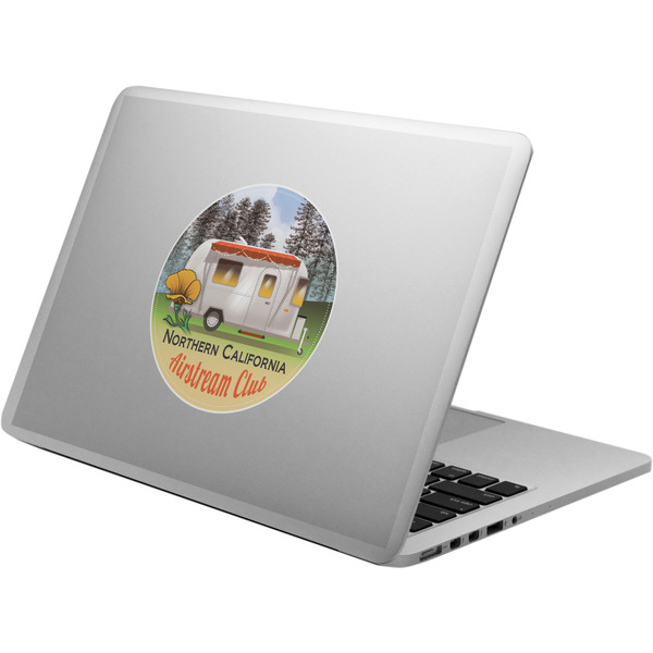Custom Northern California Airstream Club Laptop Decal