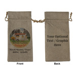 Northern California Airstream Club Burlap Gift Bag - Large - Double-Sided